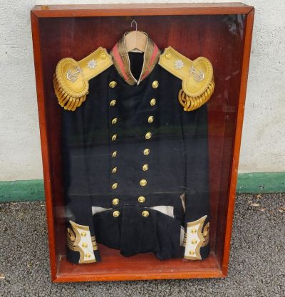 Cased royal navy jacket
