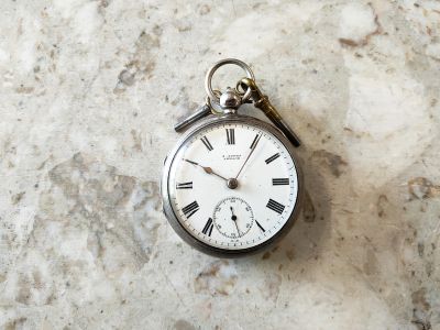 Silver pocket watch