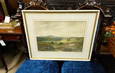Scottish watercolour , signed