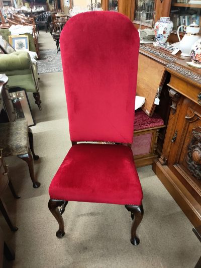 Victorian mahogany high back chair