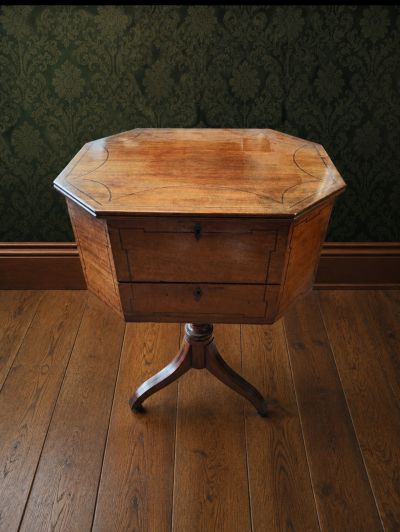 Georgian mahogany work table