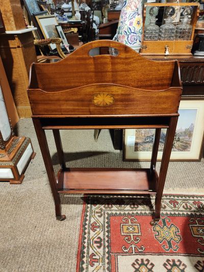 Edwardian mahogany bookstand