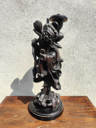 Chinese carved wooden figure