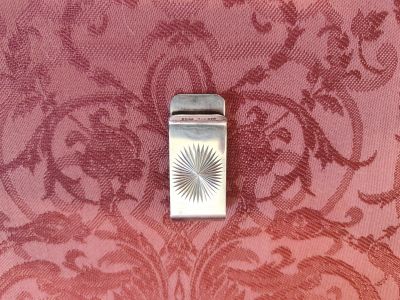 Mexican silver money clip