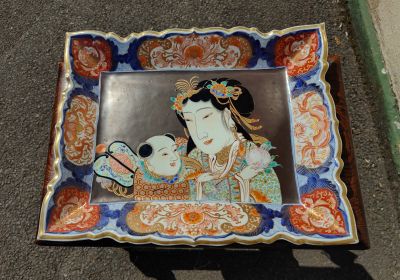 19th century japanese plaque