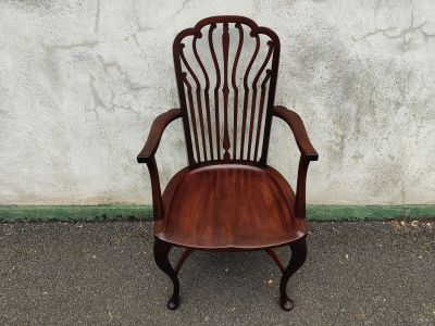 Mahogany windsor armchair