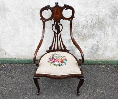 Edwardian mahogany armchair chair