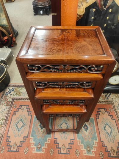 Set of four chinese nest of tables
