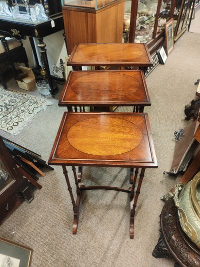 Mahogany nest of tables