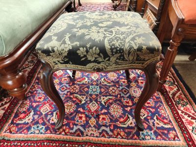 Victorian rosewood stool