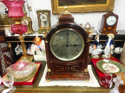 19th century mahogany cased bracket clock