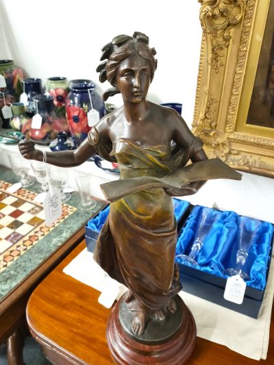 19th century spelter figure
