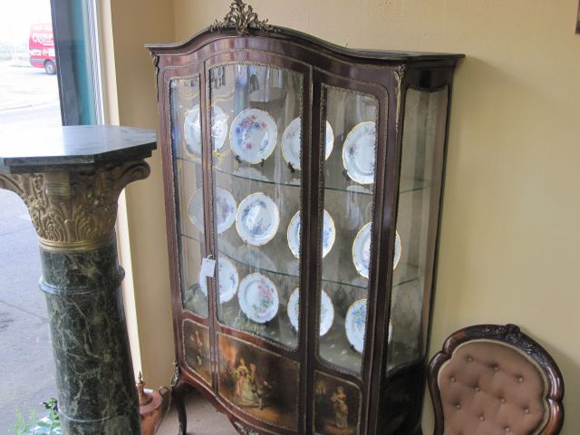 19th century vitrine display cabinet