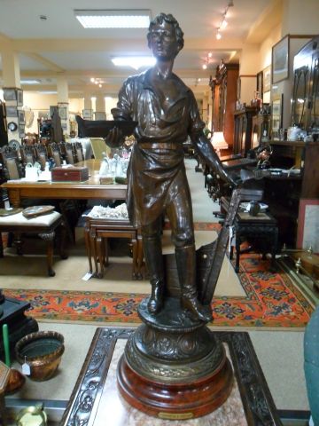 Victorian Spelter Figure