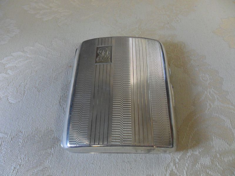 Silver cigarette case