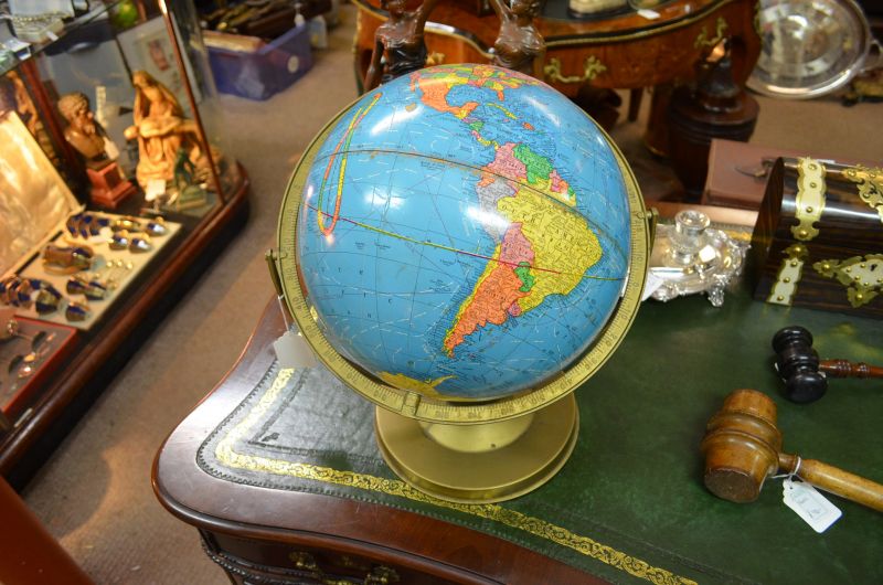 World globe on stand