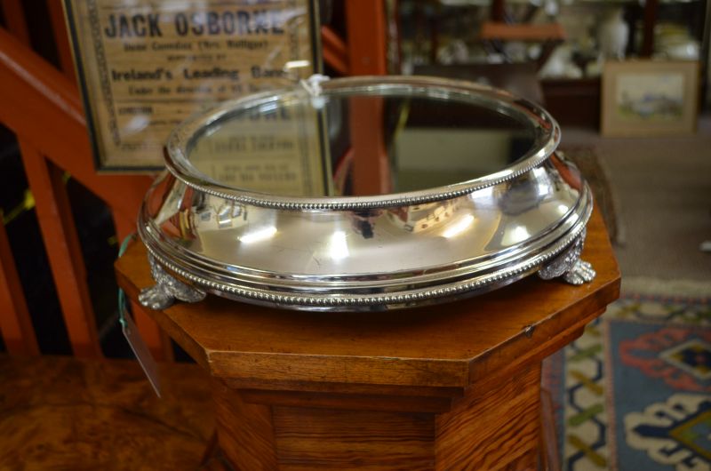 Silver plated plateau