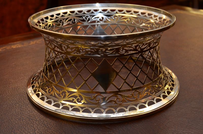 Silver dish ring