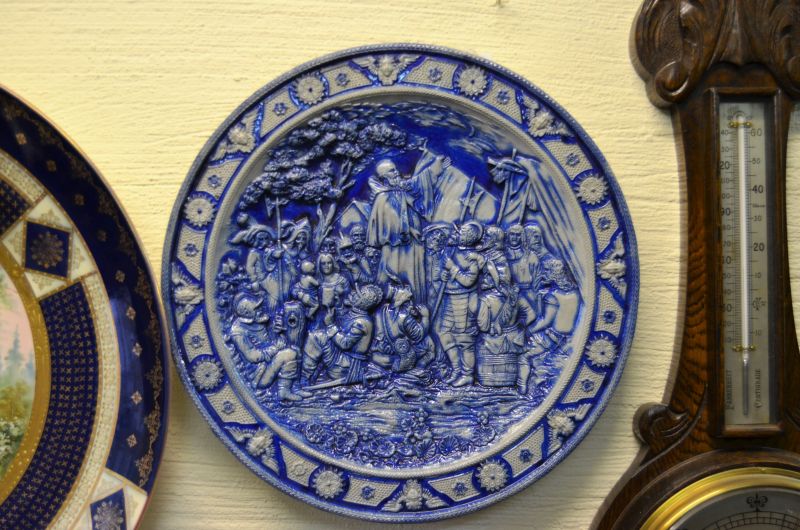 German stoneware plate