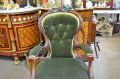 Victorian mahogany armchair Thumbnail 3