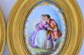 Pair of gilt framed painted porcelain panels Thumbnail 4