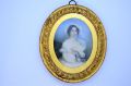 19th century hand painted miniature in gilt frame Thumbnail 2
