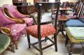 Set of eight mahogany Georgian chairs Thumbnail 2
