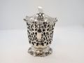Victorian silver mustard pot  Thumbnail 2