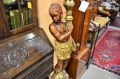 Italian carved wooden blackamoor figure Thumbnail 2