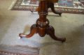 Victorian burr-walnut sewing / games table Thumbnail 3