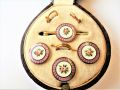 Cased set of enamel buttons & pin Thumbnail 2