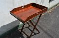 19th century mahogany butlers tray & stand Thumbnail 2