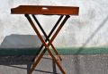 19th century mahogany butlers tray & stand Thumbnail 3
