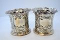 Pair of silver pots Thumbnail 2