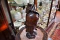 Chinese hardwood figure Thumbnail 3