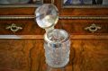 Gut glass & silver topped jar Thumbnail 3