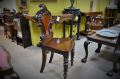 Victorian mahogany hall chair Thumbnail 4