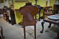 Victorian mahogany hall chair Thumbnail 3