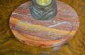 Spelter ink well on marble Thumbnail 3