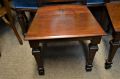 Pair of mahogany hall chairs Thumbnail 4