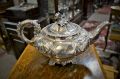 Georgian silver tea pot Thumbnail 2