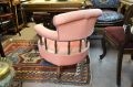 Late 19th century mahogany low chair Thumbnail 2