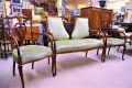 Three piece mahogany edwardian suite Thumbnail 2