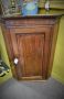 Georgian oak hanging cupboard Thumbnail 3