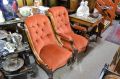 Victorian mahogany armchair Thumbnail 2