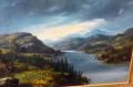 Gilt framed victorian oil painting Thumbnail 2