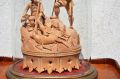19th century black forest wood carving in glass dome Thumbnail 3
