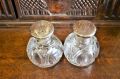 Pair of silver top scent bottles Thumbnail 3
