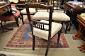 Set of four edwardian mahogany chairs Thumbnail 3