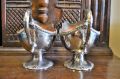 Pair of sheffield 19th century silver plated sauce boats Thumbnail 3